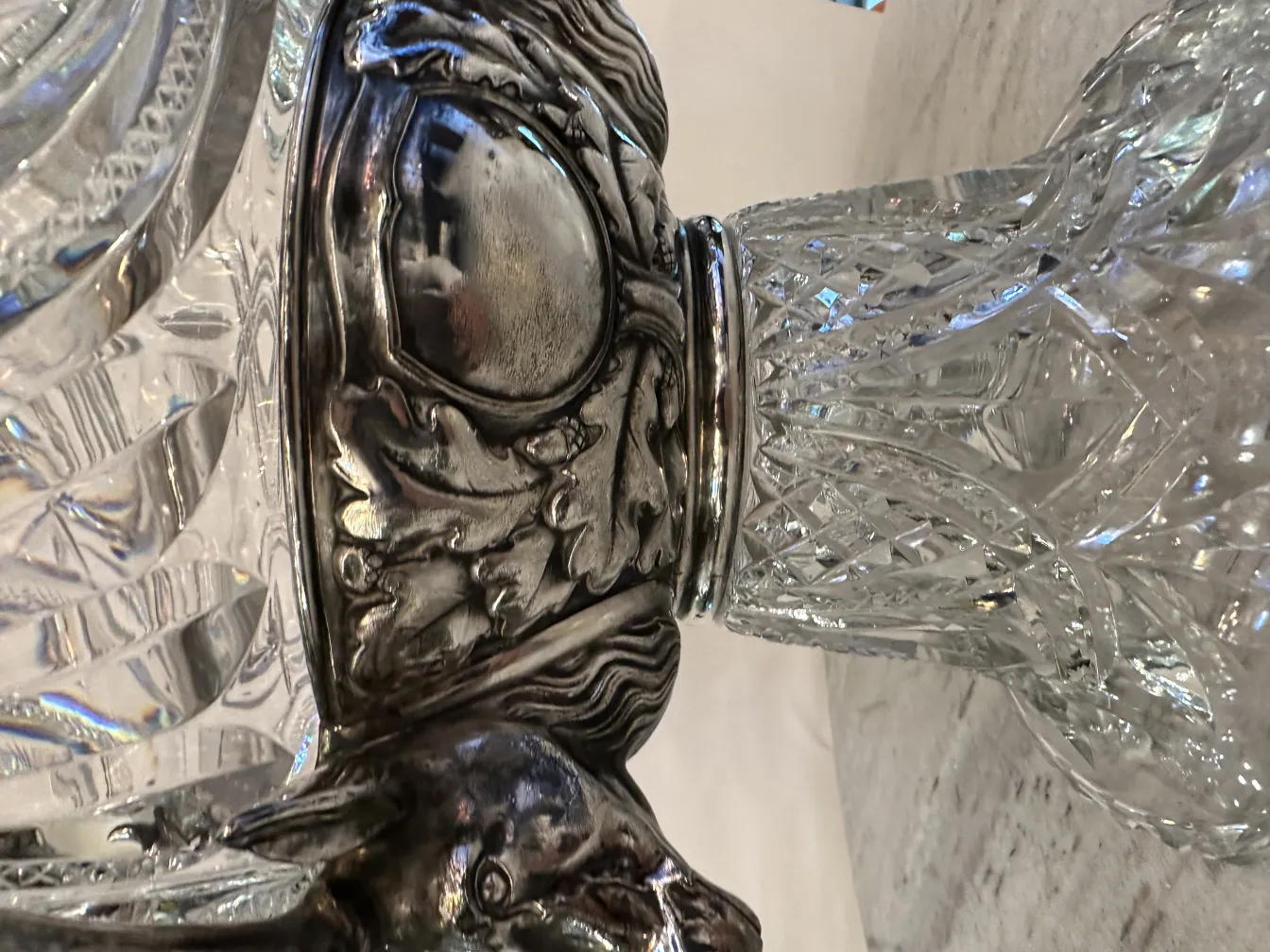 古董潘趣酒碗wmf，装饰精美。收藏家的喜爱。