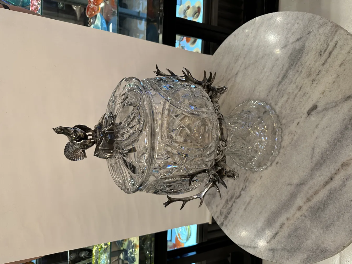 고대 WMF 펀치볼 축제 및 기념일용 세련된 장식