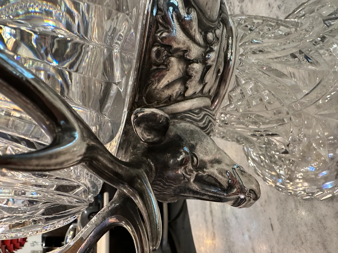 bol à punch wmff ancien avec détails décoratifs et forme élégante