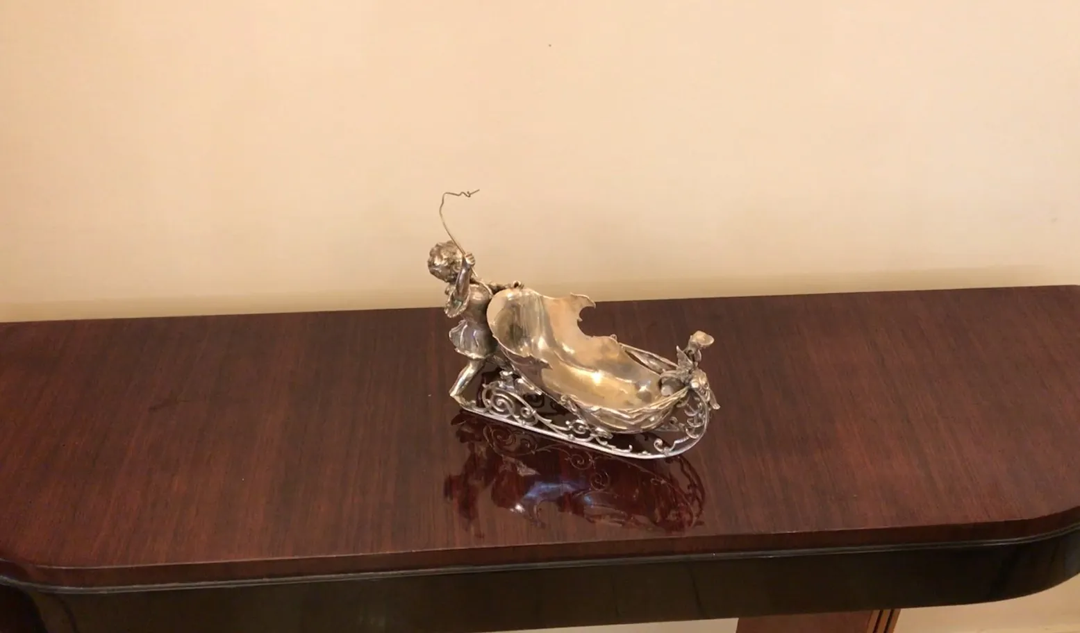 古董卡片托盘，设计精美。