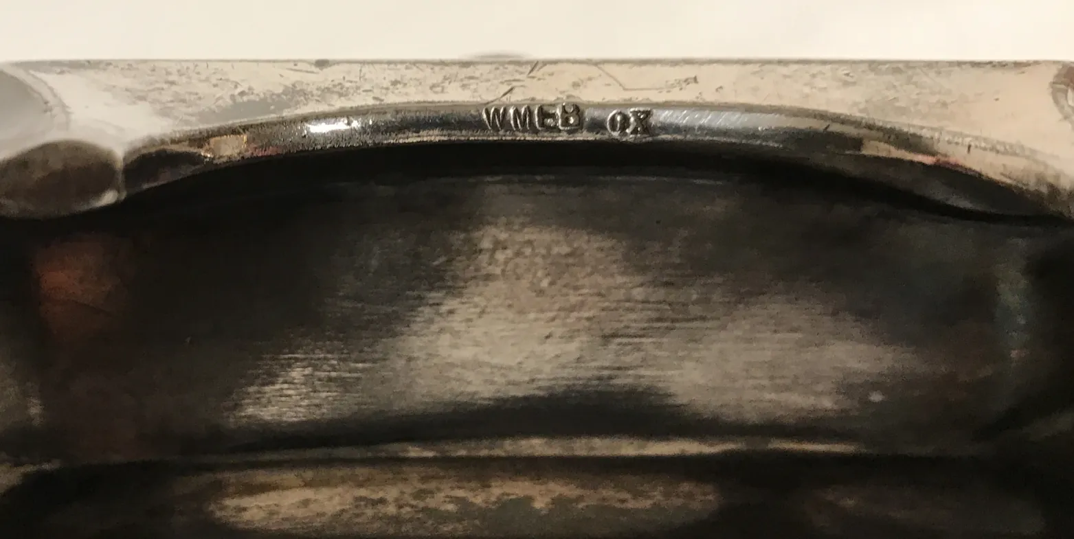 alte WMF Kartenfach mit klassischem und elegantem Design