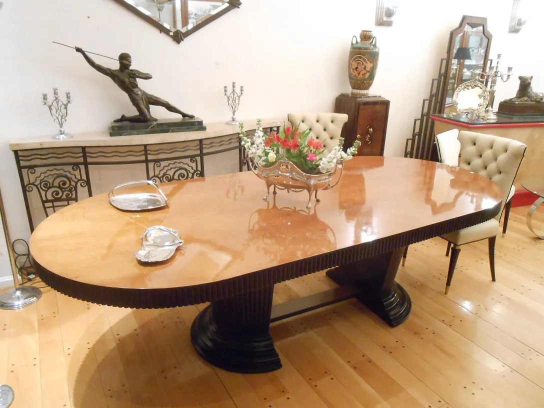 plateau de cartes ancien WMF sur une table élégante