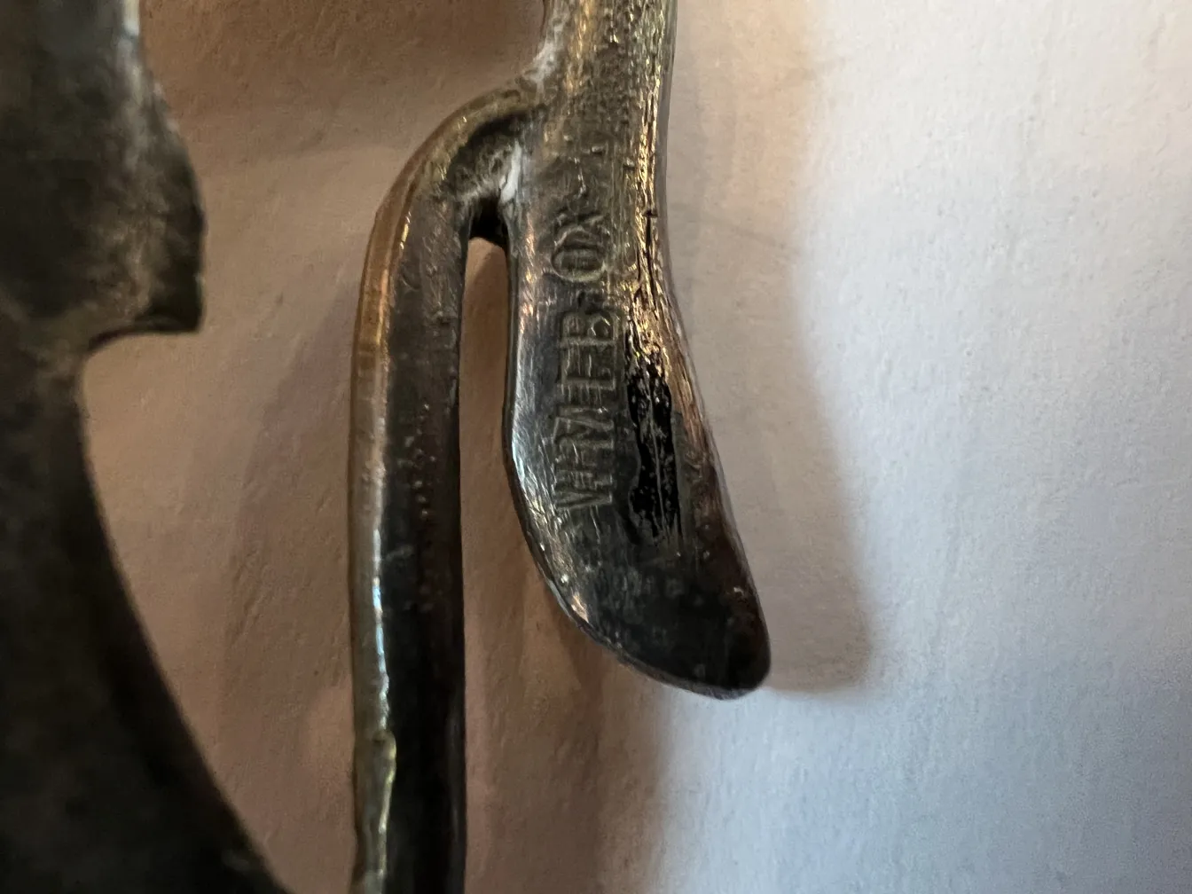 antikes kartenfach wmfi auf neutralem hintergrund