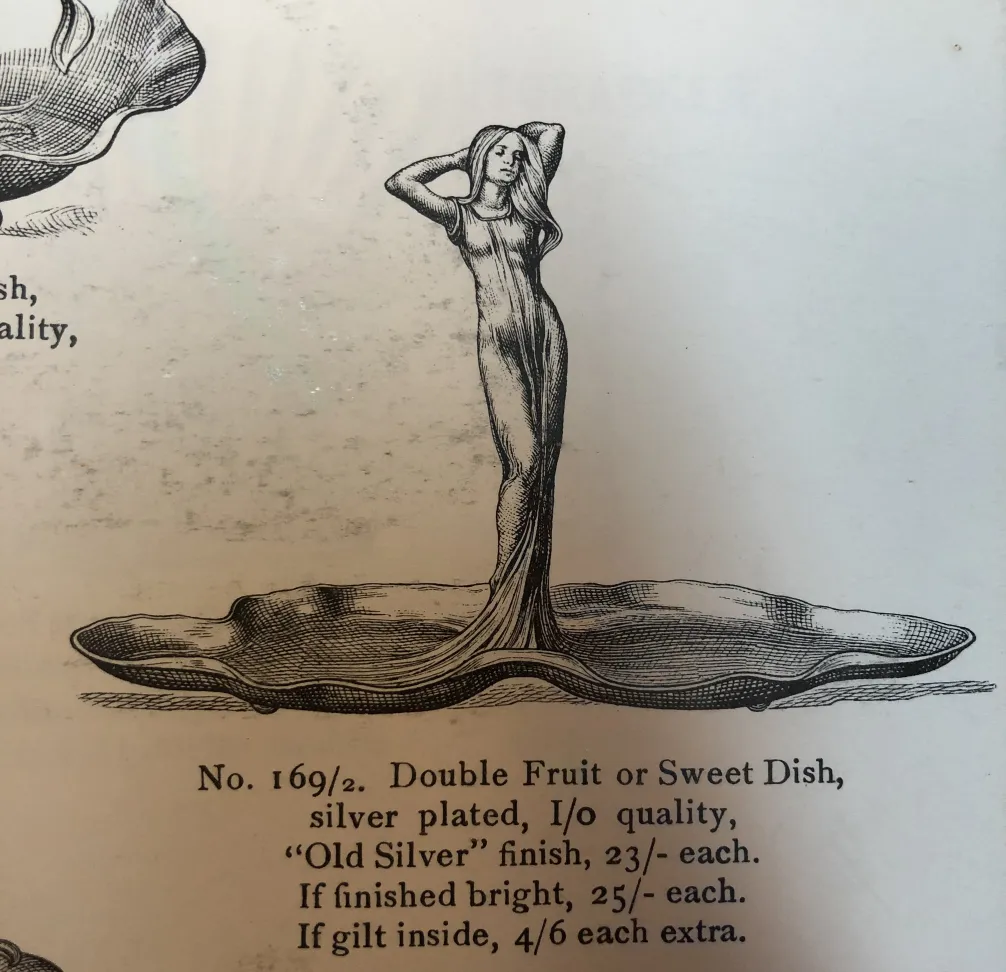 antikes kartenfach mit klassischem design WMF