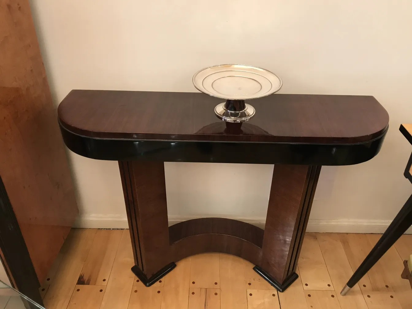 vassoio per carte antico WMF su un tavolo elegante