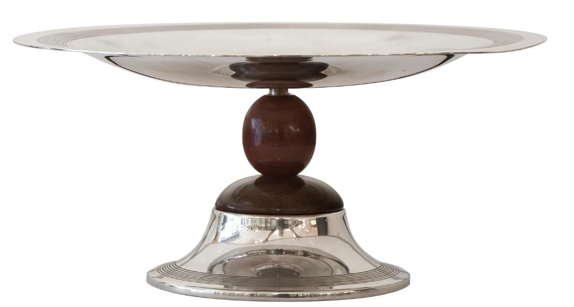 Antique WMF card tray with elegant design and unique base.