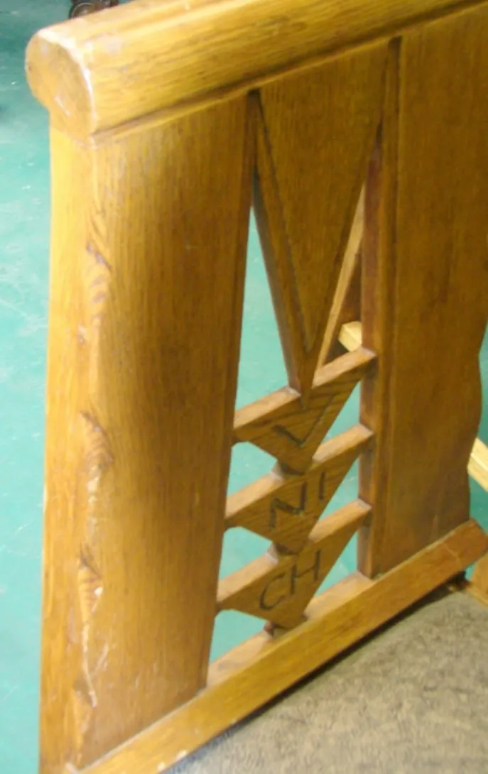 Details zu antiken 6 munich Stühlen mit einzigartigem Design