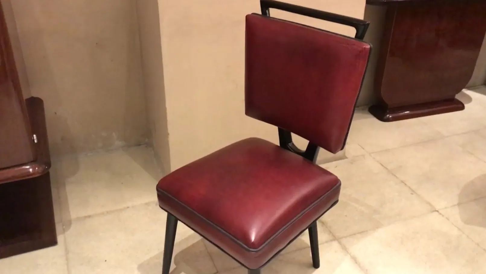 Antique chairs with classic design in a simple setting