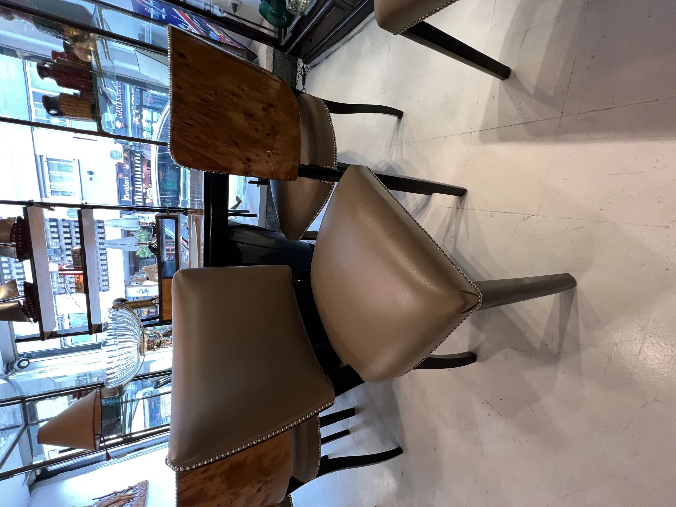 Set of 12 antique chairs with stylish design