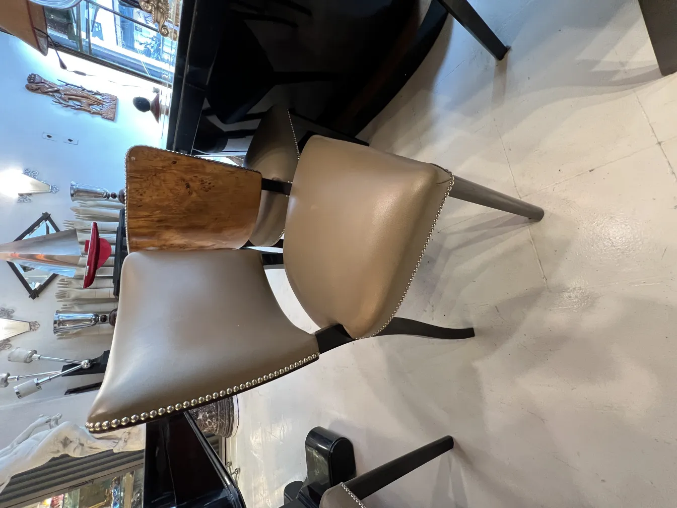 12 antique chairs with elegant designs