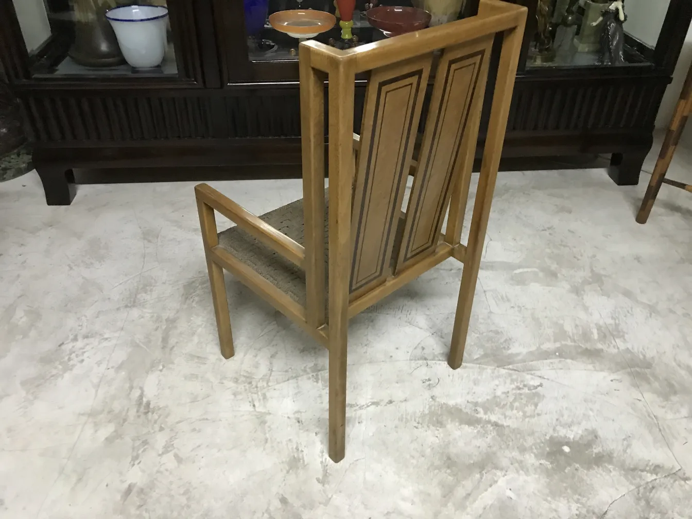 antique chair with a simple and minimalist design, classic decoration