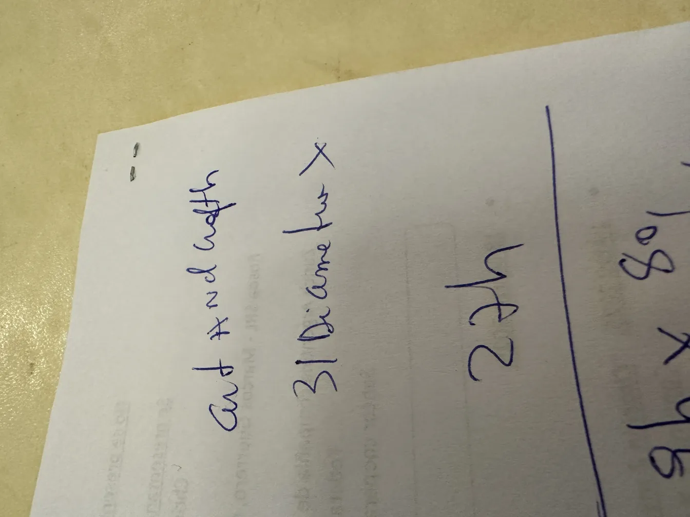 पुरानी छत की रोशनी, कागज पर डिज़ाइन