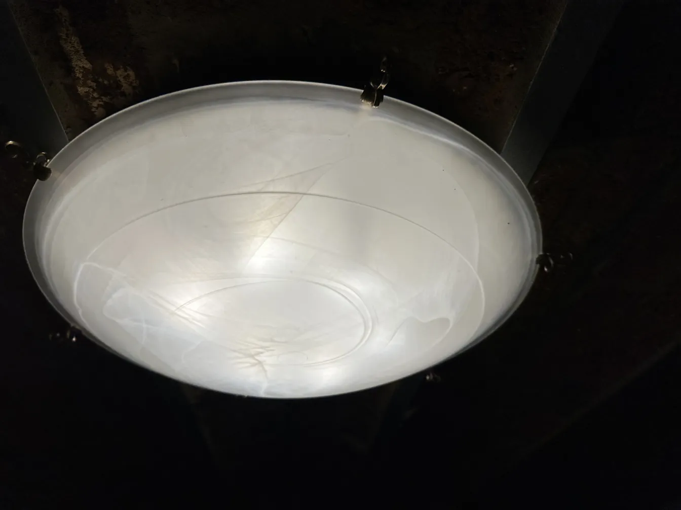 4 luzes de teto antigas, iluminação clássica