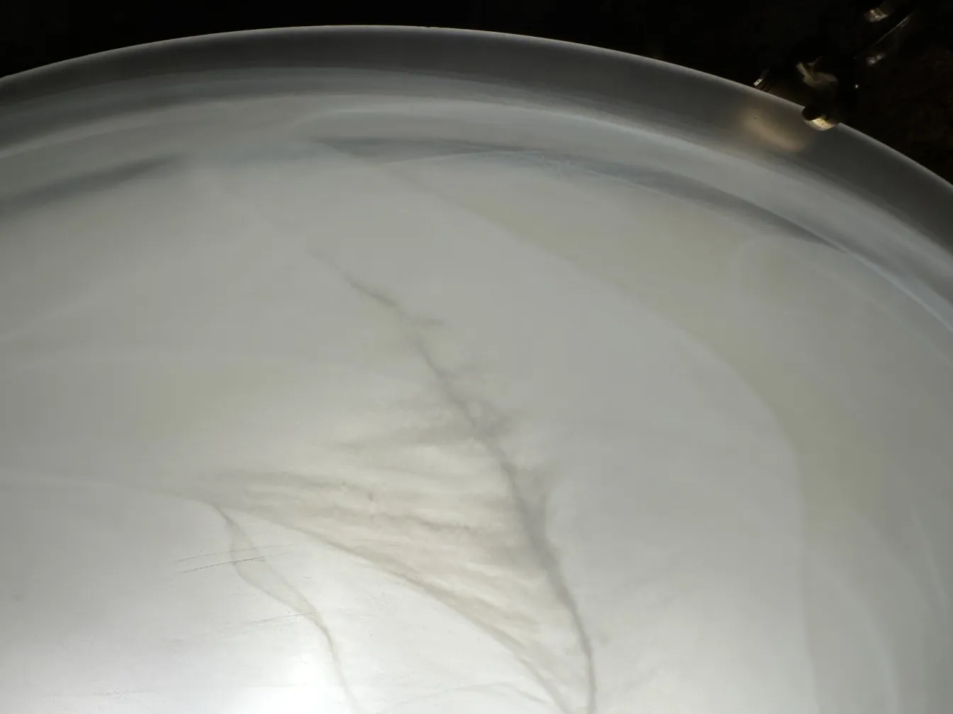 View of antique 4 ceiling lights, round shape, soft illumination.