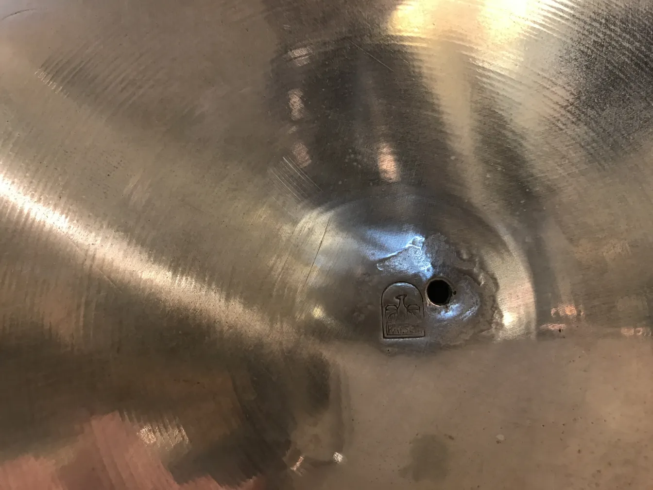 antique kayser umbrella stand with polished metal elegant design