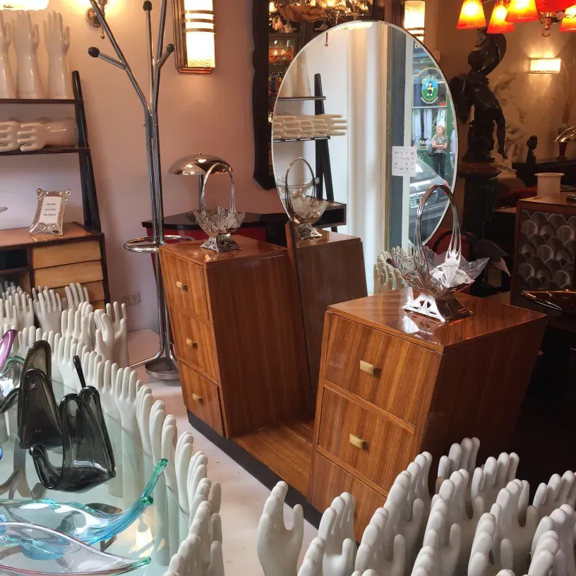 antique coat rack with elegant design in a cozy setting