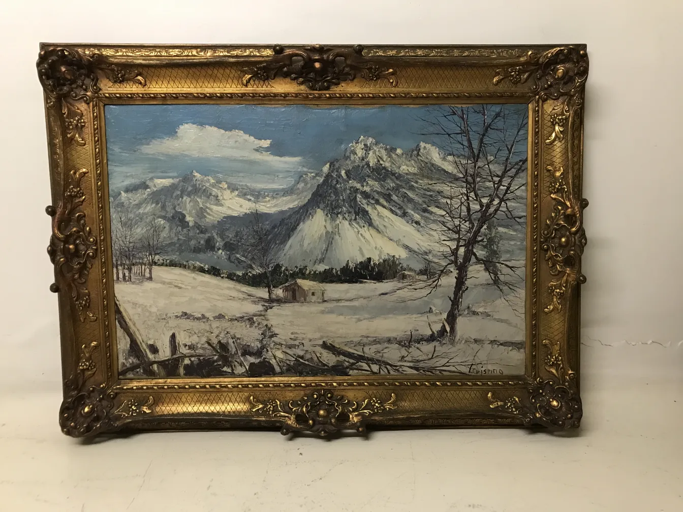 路易斯·克里斯皮诺的古代雪景画