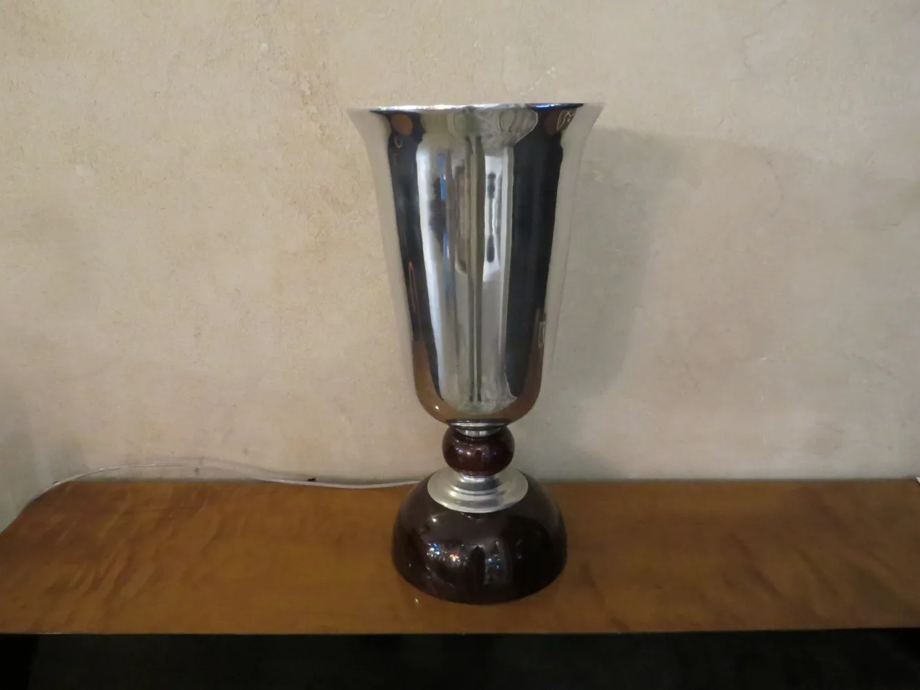 due lampade da tavolo antiche lucide, decorative