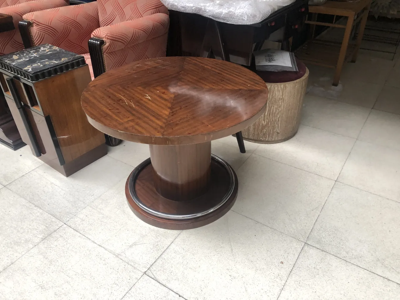 two antique table lamps for decoration in an elegant setting