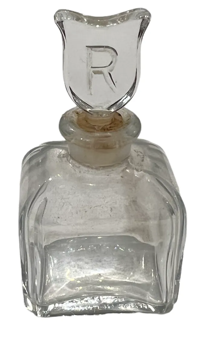 antike Parfümflasche mit schönem Design und Schildkappe