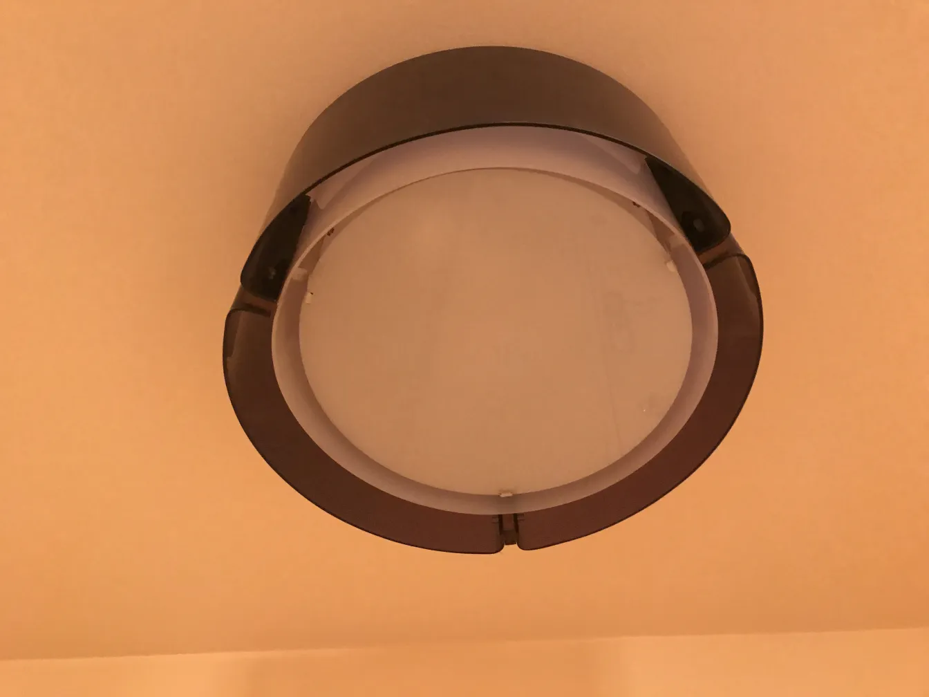 antique ceiling light with soft illumination