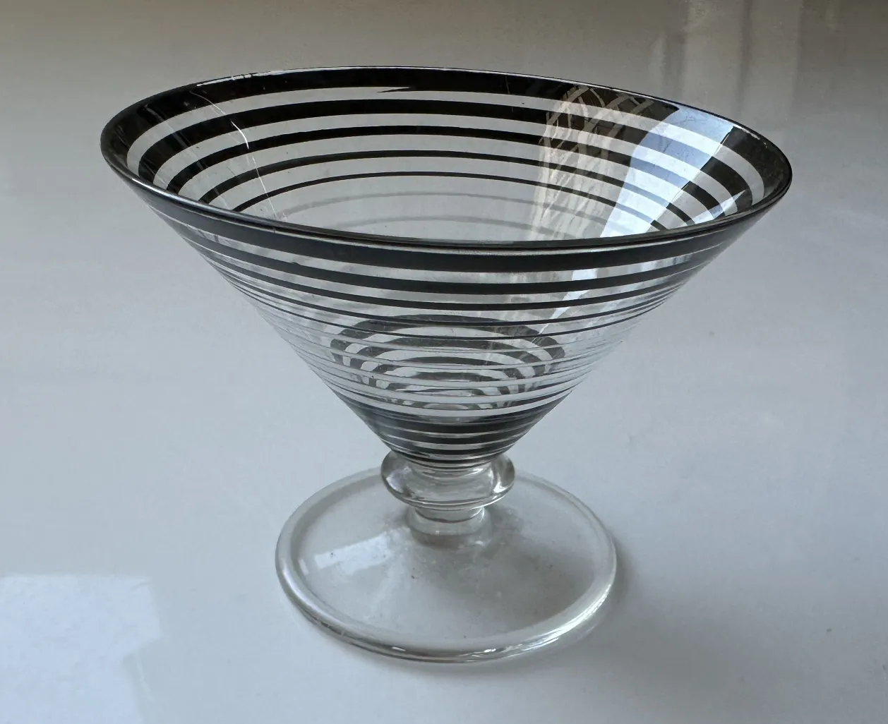 antique liqueur set with 6 glasses in a stylish setting