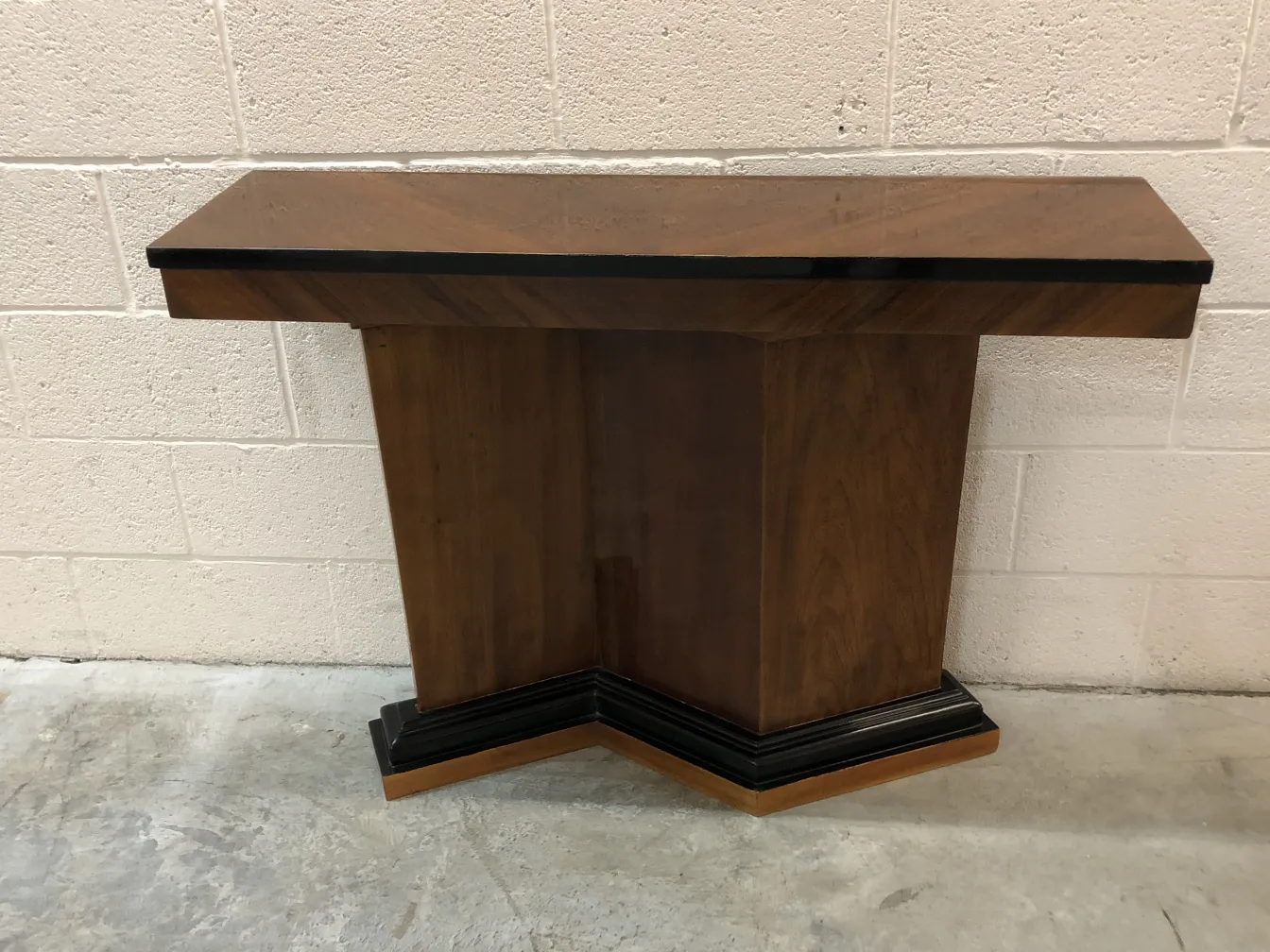 two antique consoles with modern design