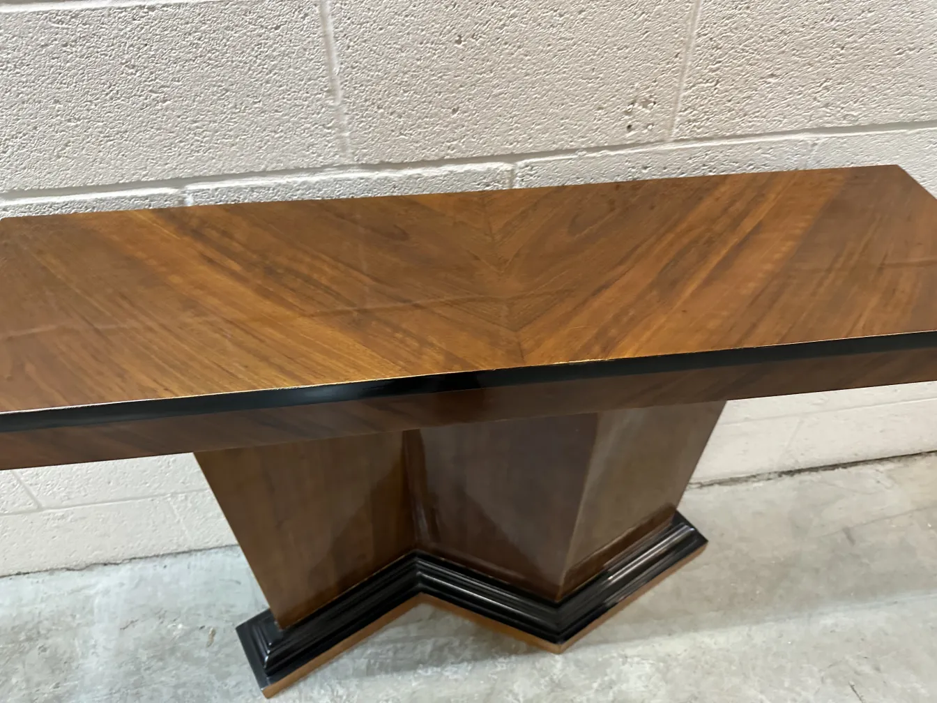 two antique consoles with elegant design