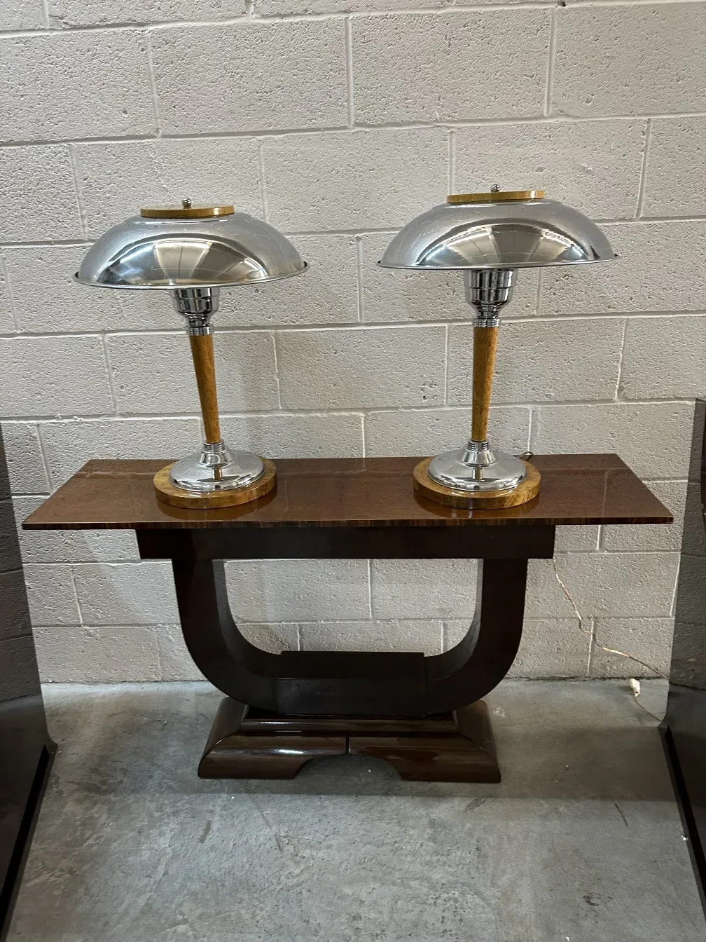 Ensemble de 2 lampes de table antiques au design élégant