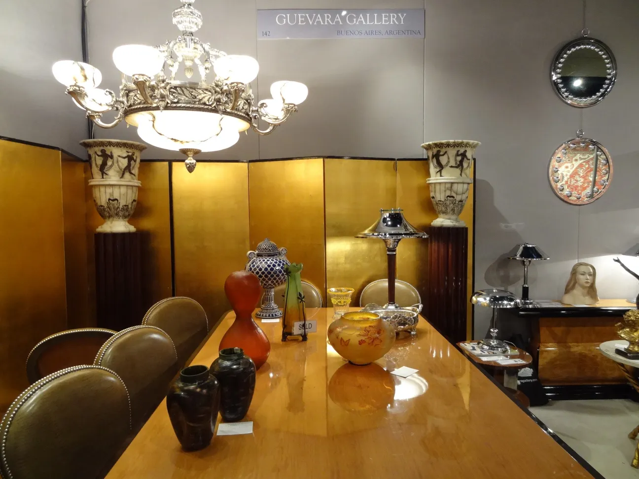 antique table lamp with decorative details, in an elegant setting.