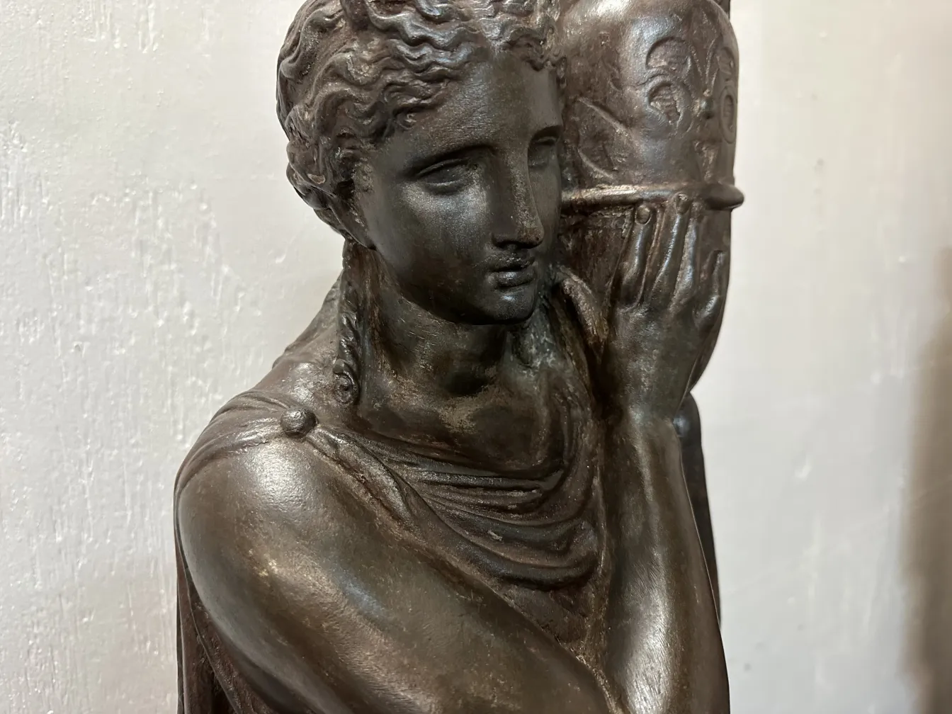 2 antike Stehleuchten von Val D´Osne mit Bronze-Details