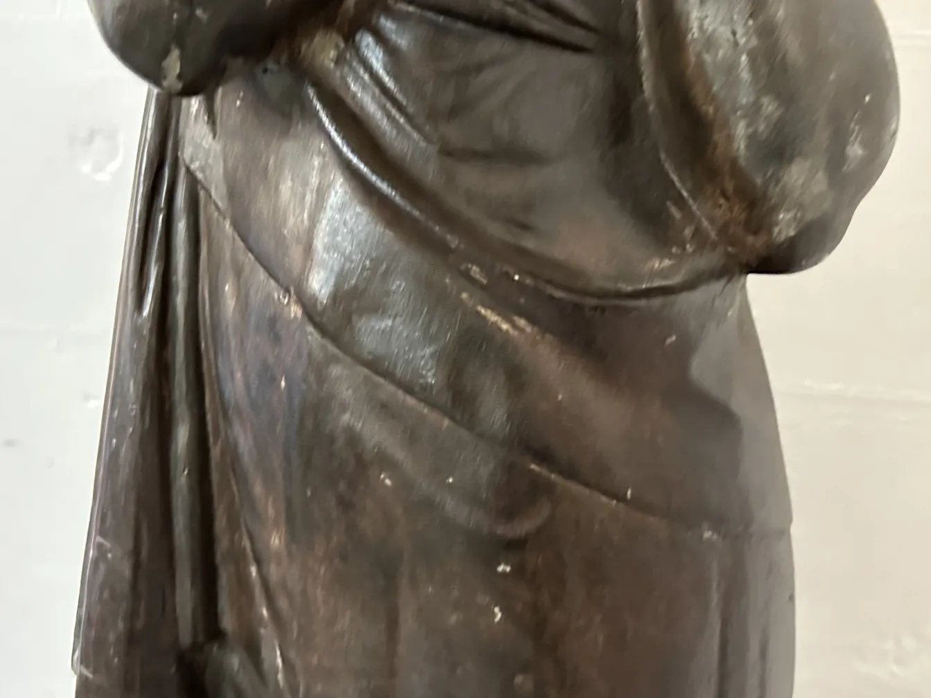 편안한 환경에서 고대 2개 플로어 램프 val d'osne