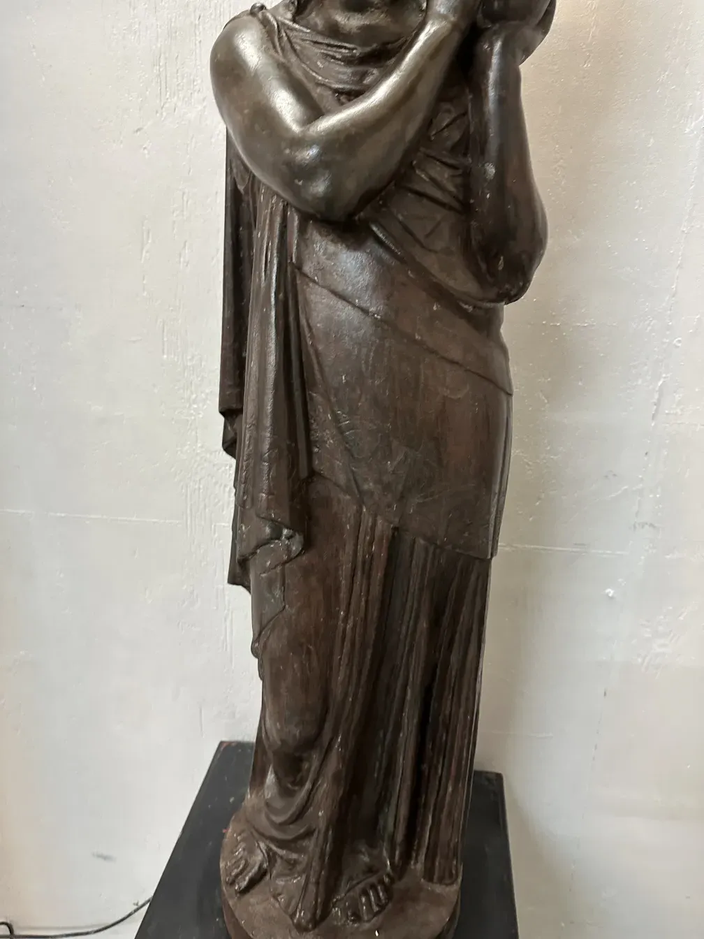 2つの古いフロアランプval d´osne、クラシックでエレガントなデザイン