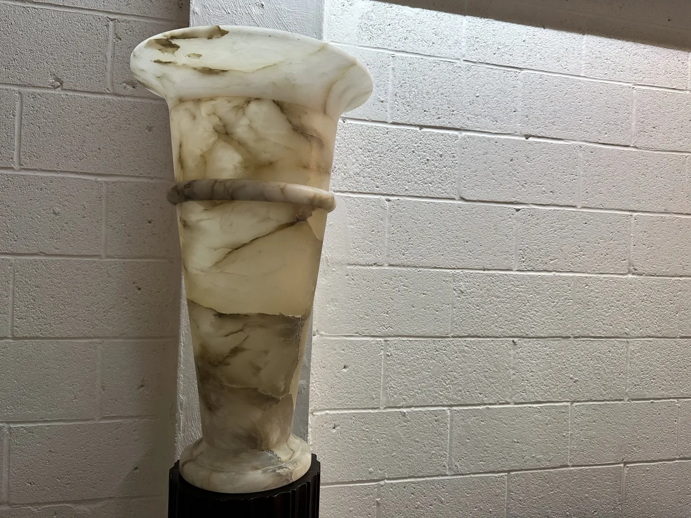 subtle antique floor lamp with unique design