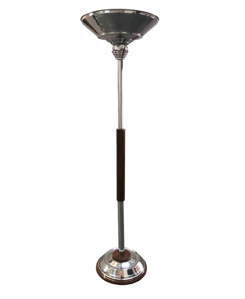 2 lampade da terra antiche con design lucido, ideali per decorare