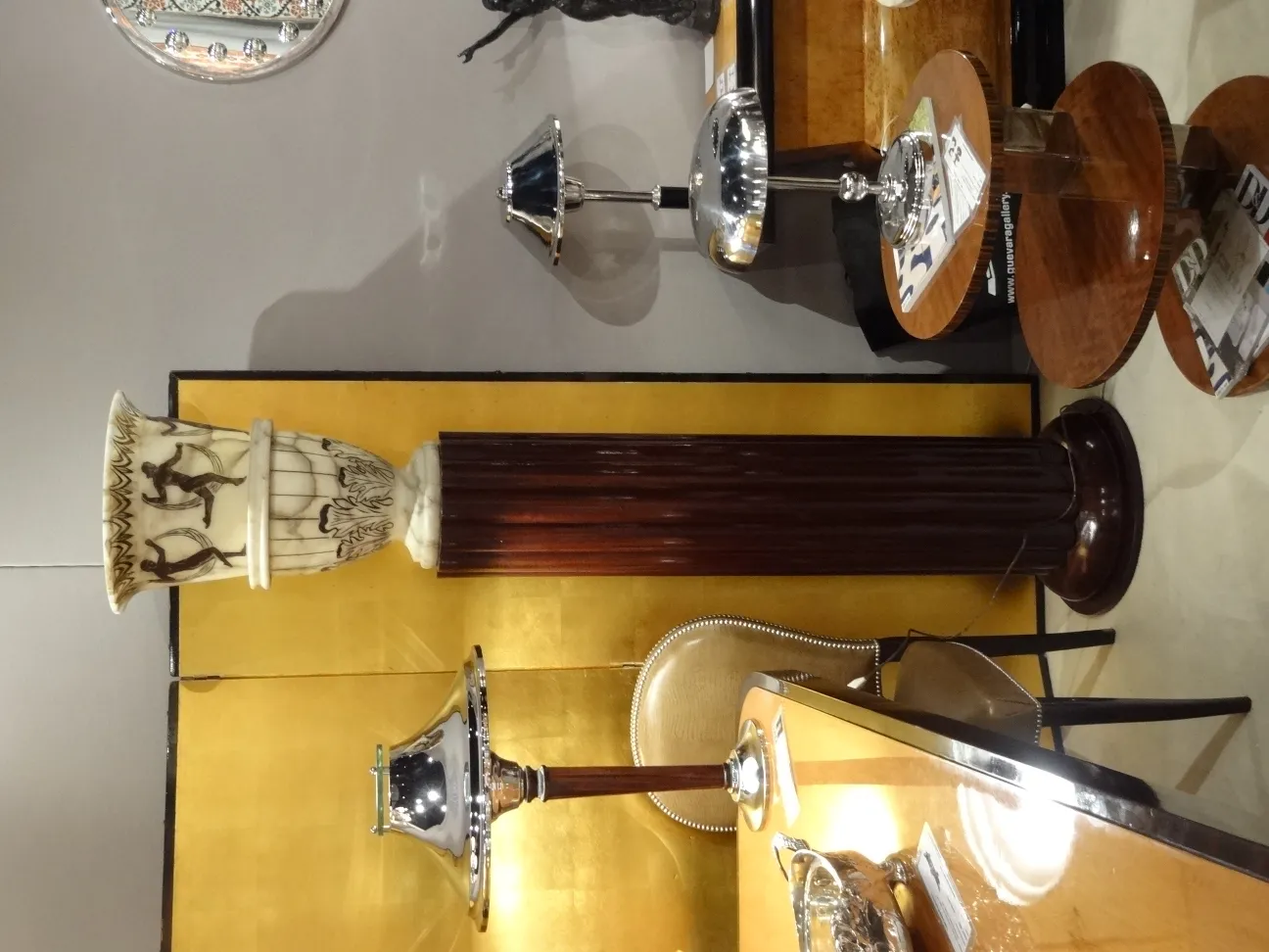 antique small table in classic style, with elegant decor