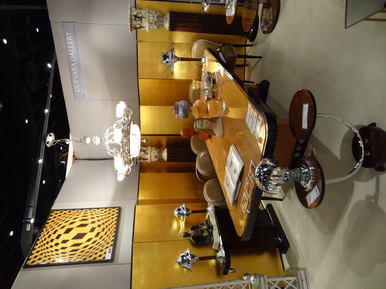 antique small table with elegant shapes in a sophisticated setting