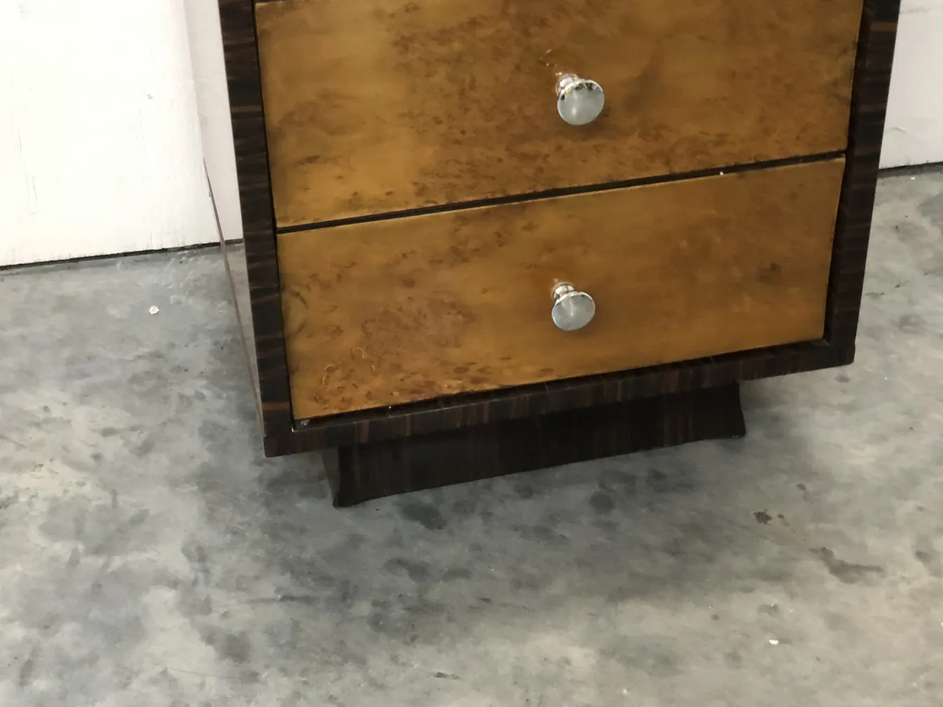 antique cabinet with two drawers in classic design