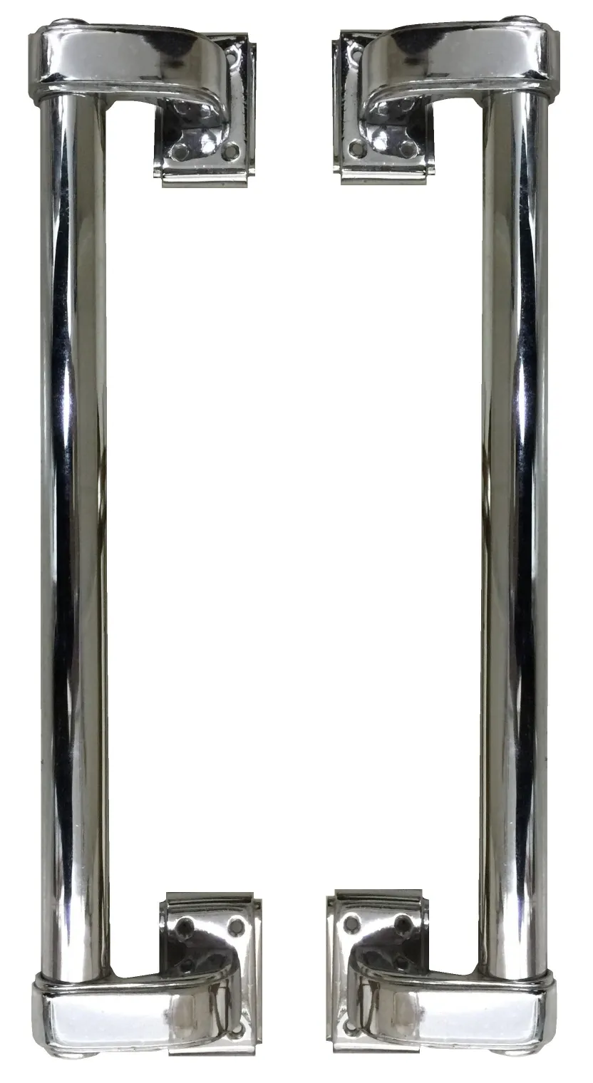 conjunto de tiradores de puerta antiguos, brillo metálico y diseño elegante