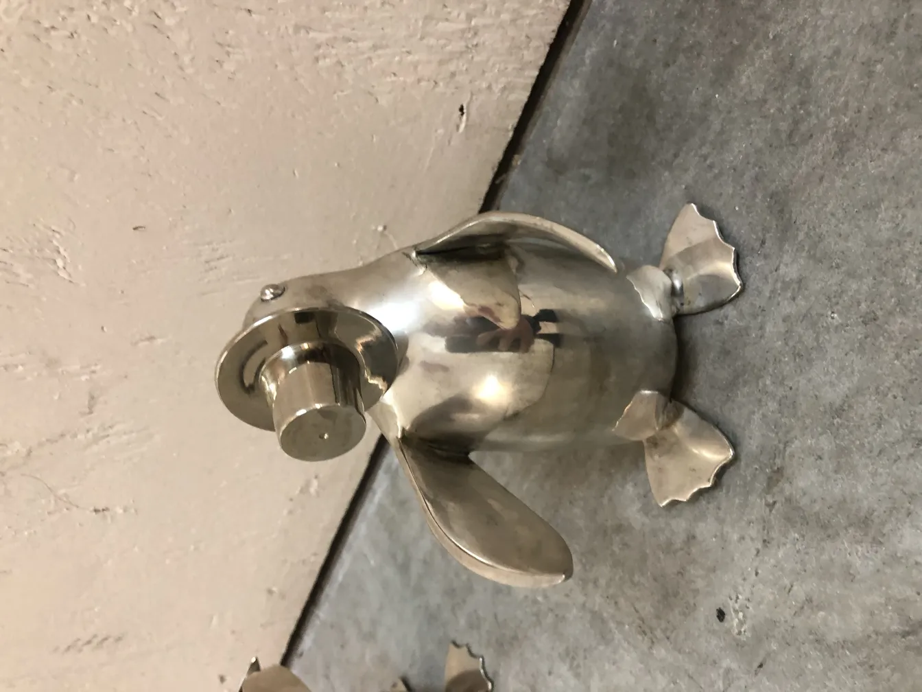 two decorative antique penguins with elegant details