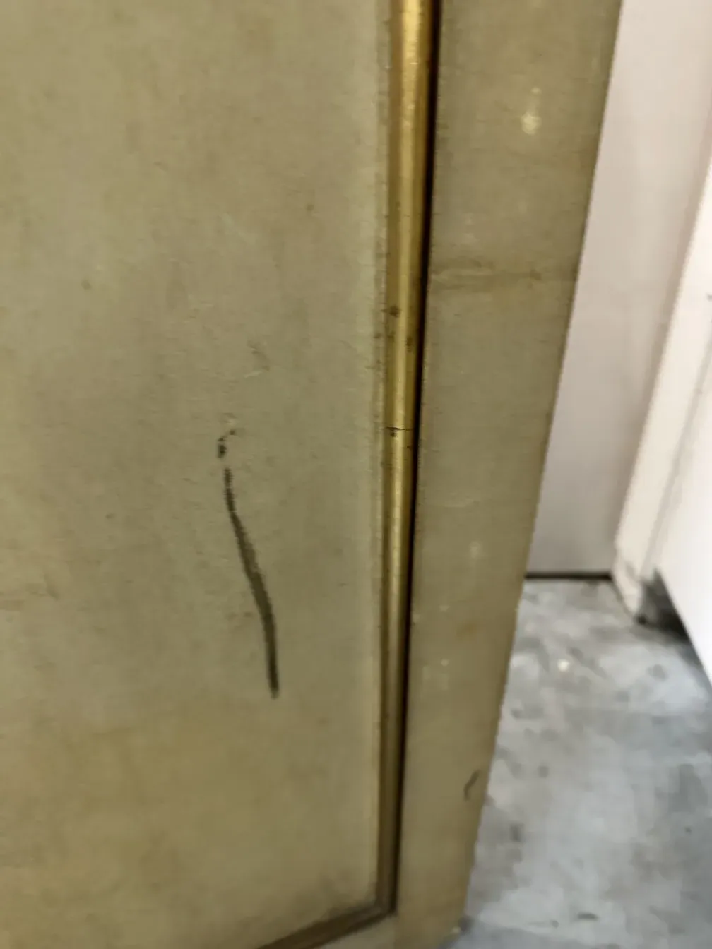 2 paraventi antichi di adolphe chanaux con dettagli dorati