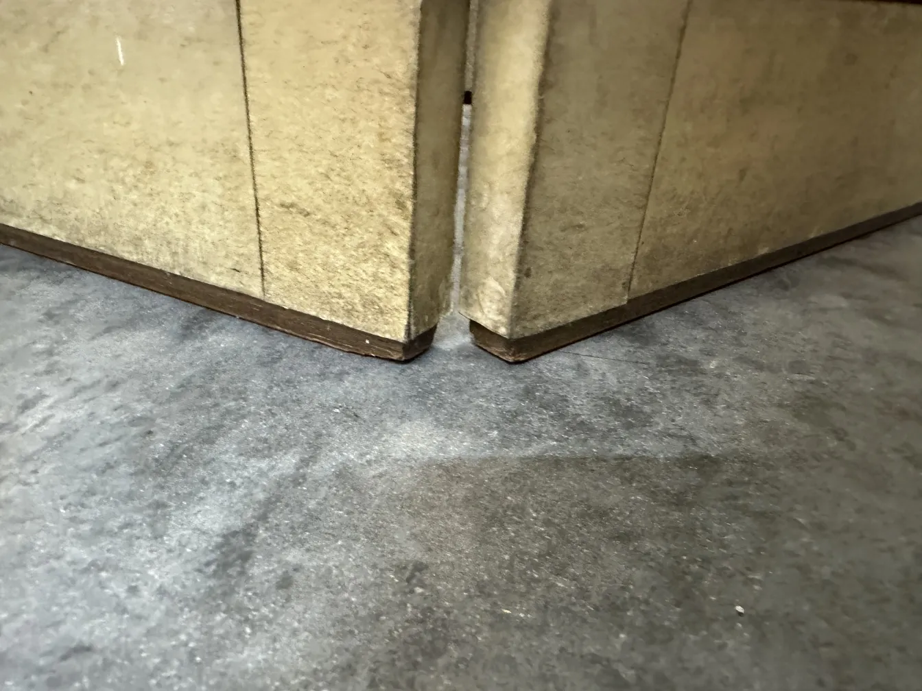 아돌프 샤노의 독특한 디자인을 가진 고대 병풍 2개