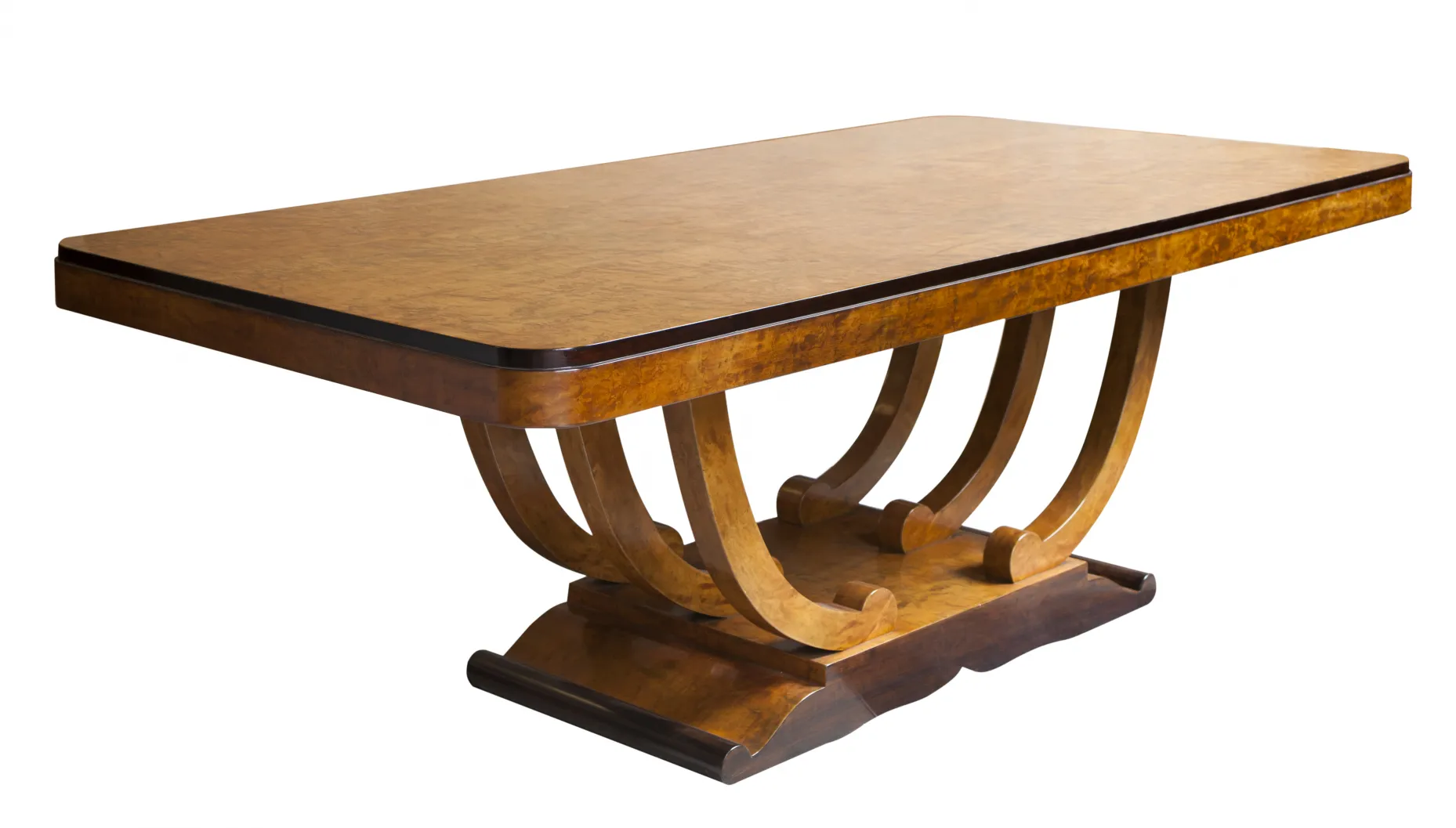 Antique dining table for 10 people, featuring an elegant design