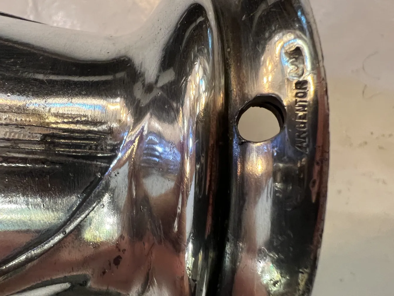 antique vase with shiny details and stylish shape, neutral background