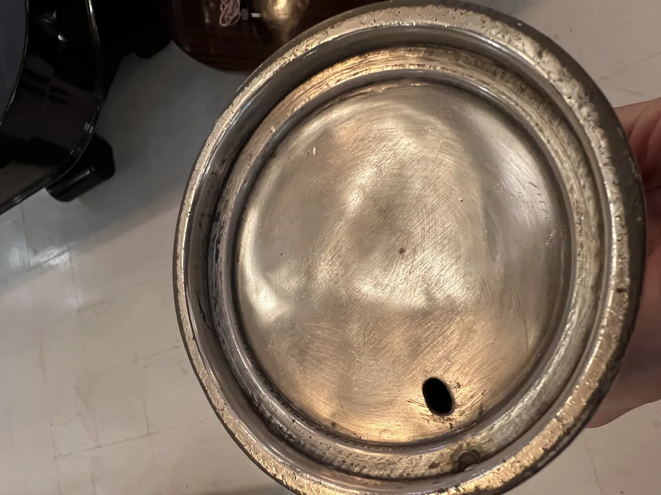 antique vase with decorative details, classic setting