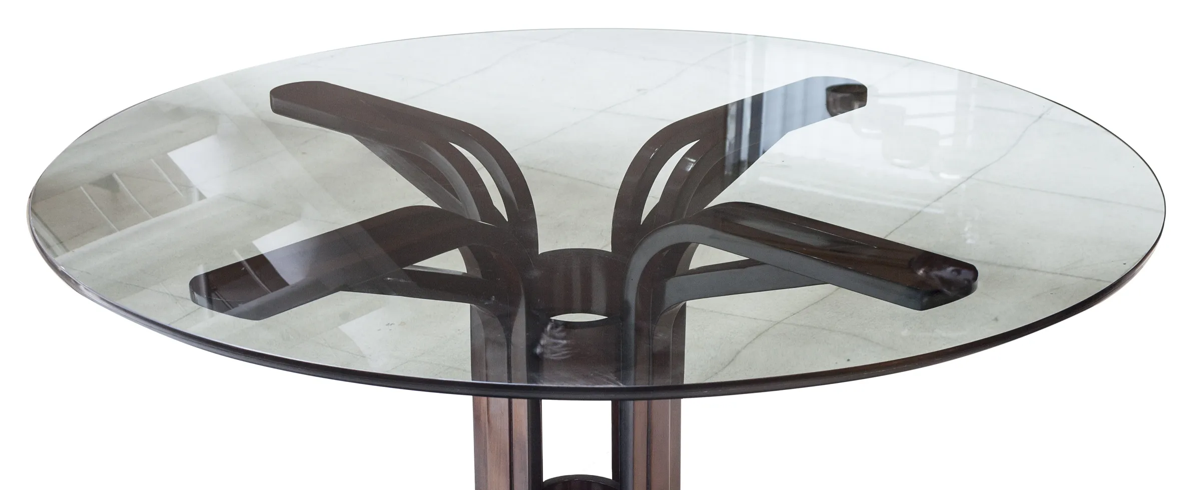 Antique dining table for four with art deco design