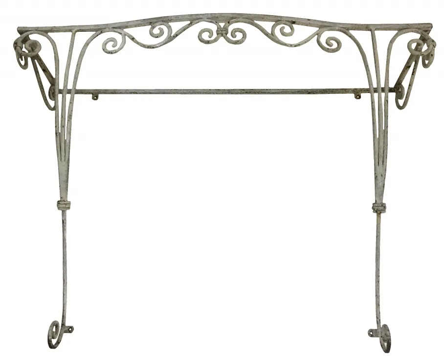 antique console with curved design french style