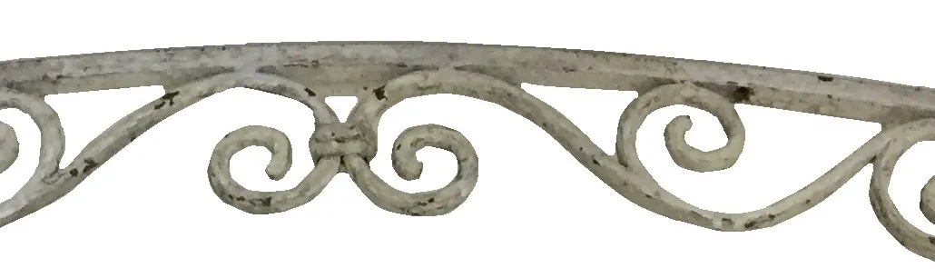 古董装饰性控制台带有法式曲线细节