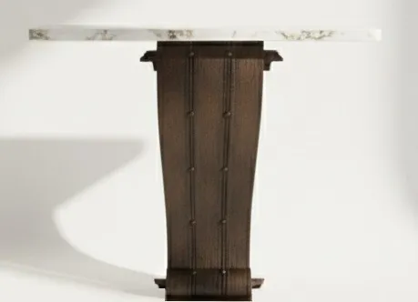 Consola antica con base in stile Art Deco.