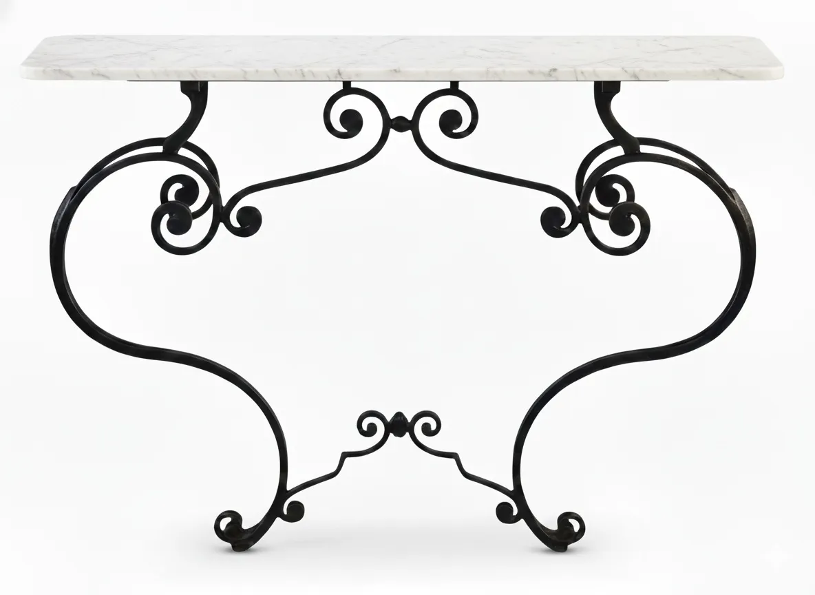 Antico mobili dresuar art nouveau con decorazioni a spirale